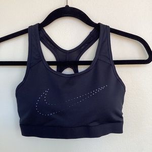 Nike padded Sports Bra Sz Small with Swish